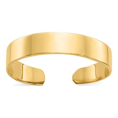 10K Yellow Gold Adjustable Toe Ring