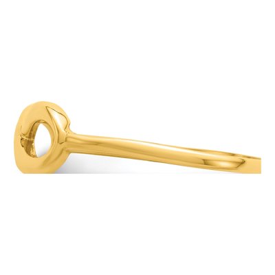 10K Yellow Gold Infinity Ring – view 3