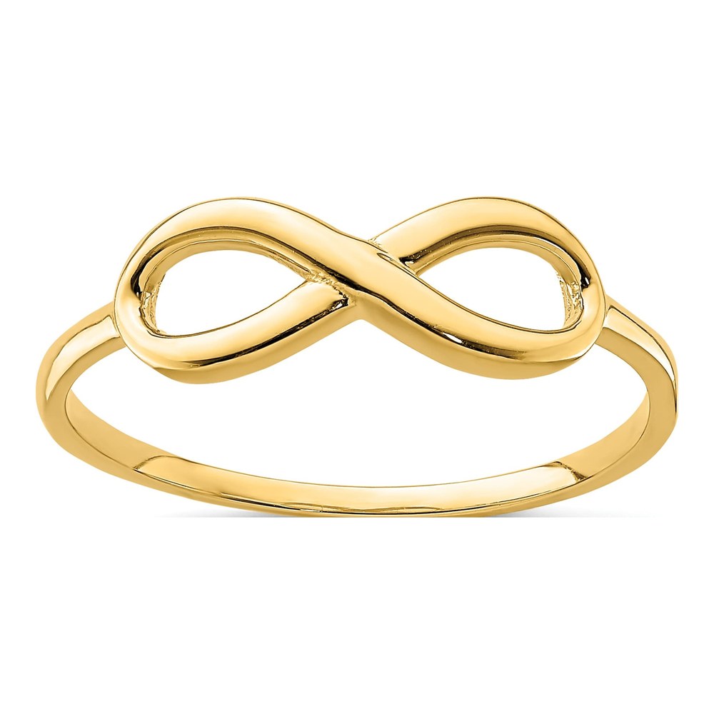 10K Yellow Gold Infinity Ring