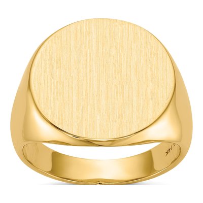 Men's 10K Yellow Gold Signet Ring