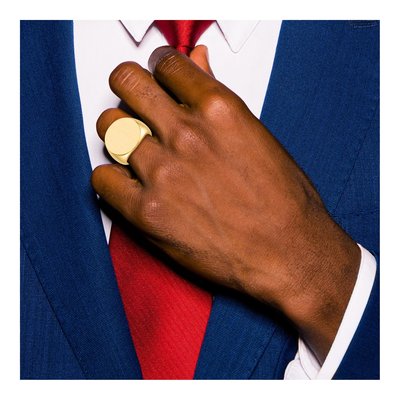 Men's 10K Yellow Gold Signet Ring – view 5