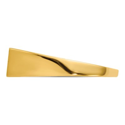 10K Yellow Gold Open Back Signet Ring – view 4