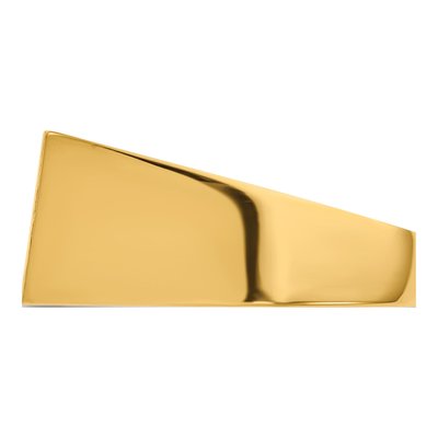 Men's 10K Yellow Gold Closed Back Signet Ring – view 4
