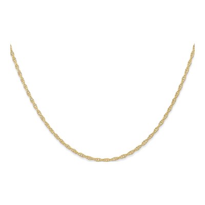 14K Yellow Gold 1.35mm Rope Chain – view 3