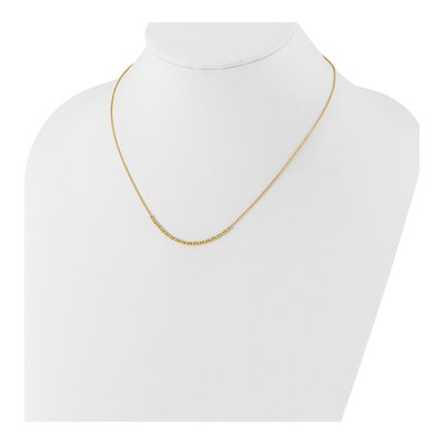 10K Yellow Gold 2mm Beaded Chain – view 2