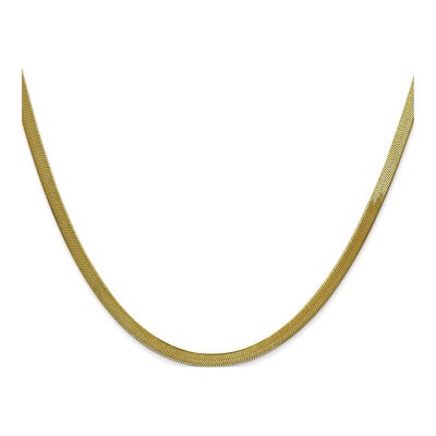 10K Yellow Gold 3mm Herringbone Chain – view 2