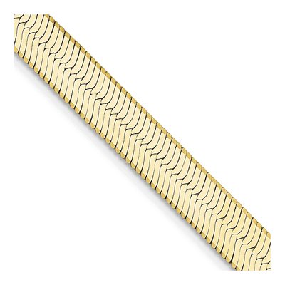 10K Yellow Gold 5.5mm Herringbone Chain
