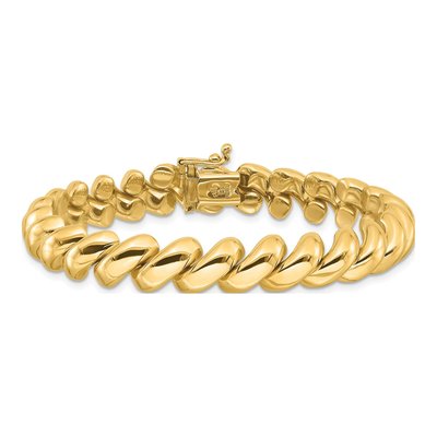 10K Yellow Gold San Marco Bracelet – view 3