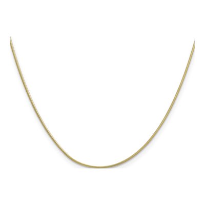 10K Yellow Gold 0.9mm Round Snake Chain – view 2