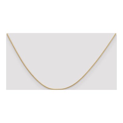 10K Yellow Gold 0.9mm Round Snake Chain – view 4