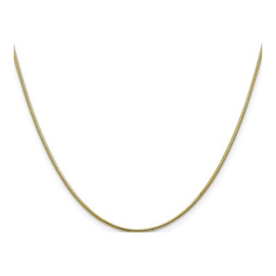 10K Yellow Gold 1.1mm Round Snake Chain – view 2