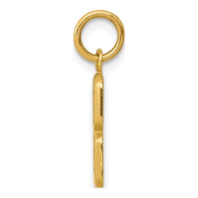 10K Yellow Gold Small Number 8 Pendant – view 3