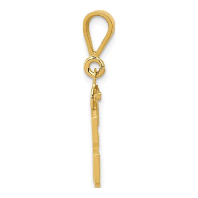 10K Yellow Gold Number 33 Charm – view 2