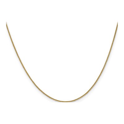 10K Yellow Gold 0.85mm Wheat Chain – view 2