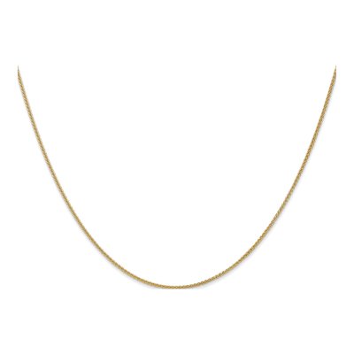 10K Yellow Gold 1.05mm Wheat Chain – view 2