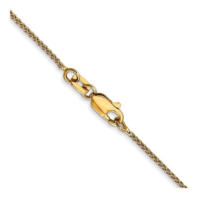 10K Yellow Gold 1.05mm Wheat Chain – view 3