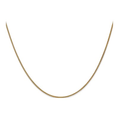 10K Yellow Gold 1.25mm Wheat Chain – view 2