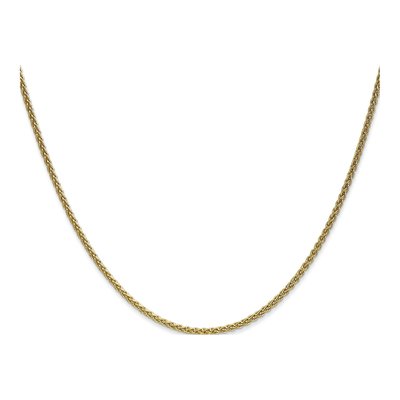 10K Yellow Gold 1.7mm Wheat Chain – view 2