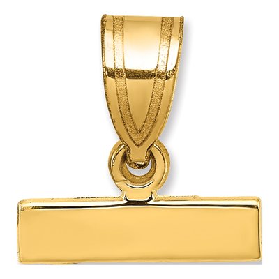 10K Yellow Gold Small Top Charm