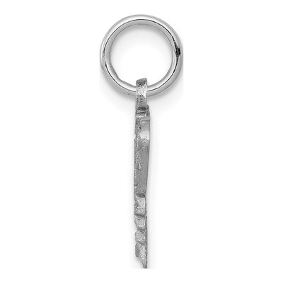10K White Gold Butterfly Pendant – view 3