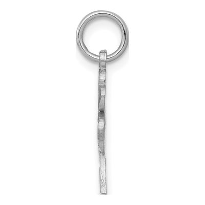 10K White Gold 4-Leaf Clover Pendant – view 3