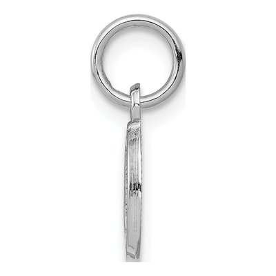 10K White Gold St Christopher Medal Charm – view 3