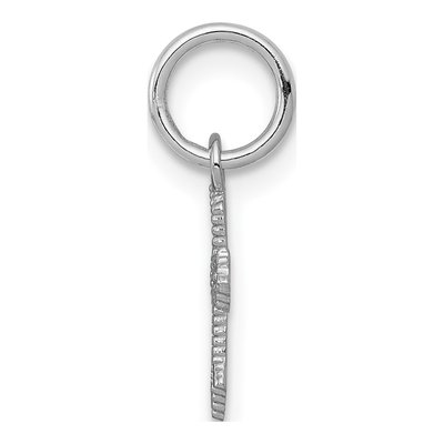 10K White Gold Mini Passion Cross Charm – view 3