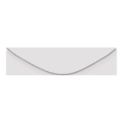 10K White Gold 0.8mm Rope Chain – view 4