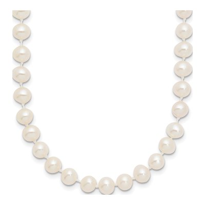 10K Yellow Gold Freshwater Cultured Pearl Near-Round Necklace
