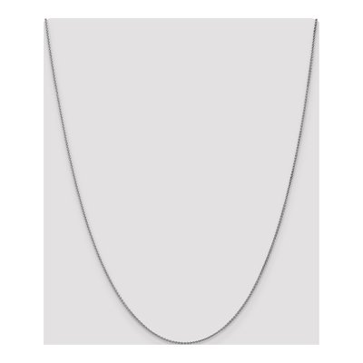 10K White Gold 1.25mm Wheat Chain – view 4