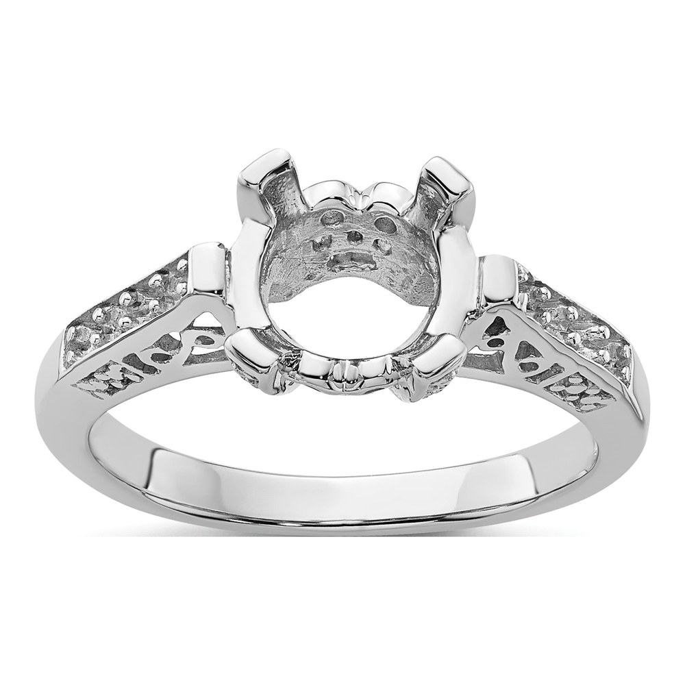 10K White Gold Ring Mounting