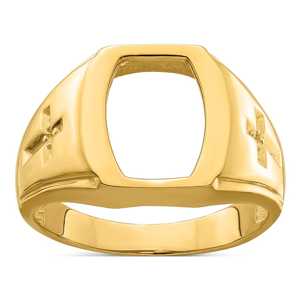 Men's 10K Yellow Gold Gents Ring Mounting