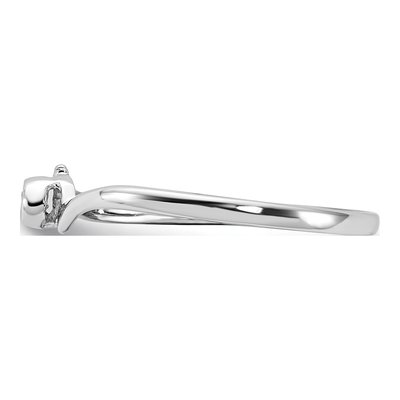 10K White Gold Diamond Ring – view 4