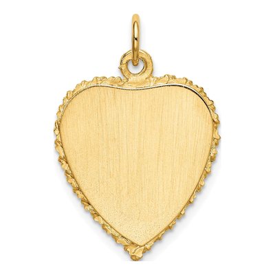 10K Yellow Gold 50th Anniversary Heart Charm – view 4