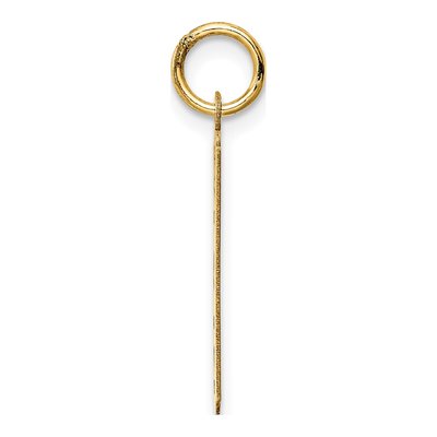 10K Yellow Gold Razor Blade Pendant – view 3