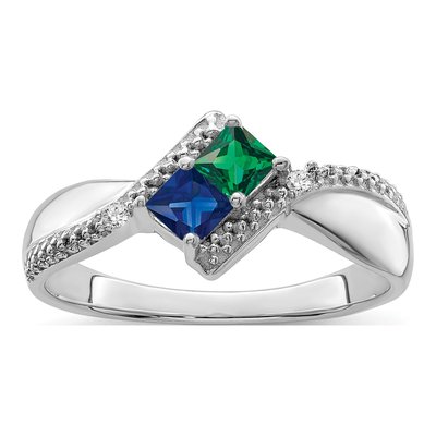 10K White Gold Family Ring Mounting