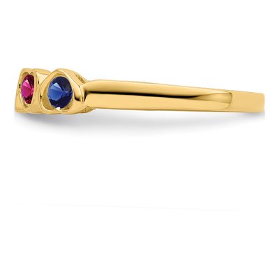 10K Yellow Gold Family Ring – view 2