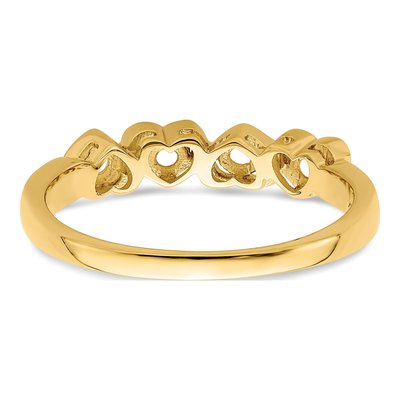 10K Yellow Gold Family Ring – view 4