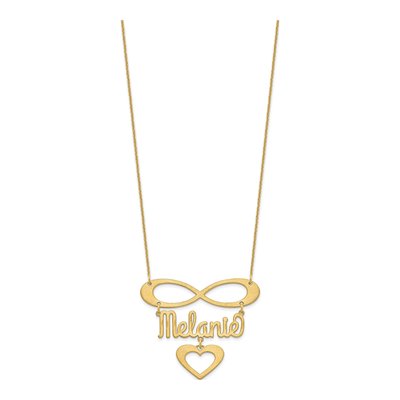 10K Yellow Gold Personalized Name Necklace – view 2