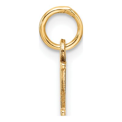 10K Yellow Gold Cut-Out Letter Y Charm – view 3