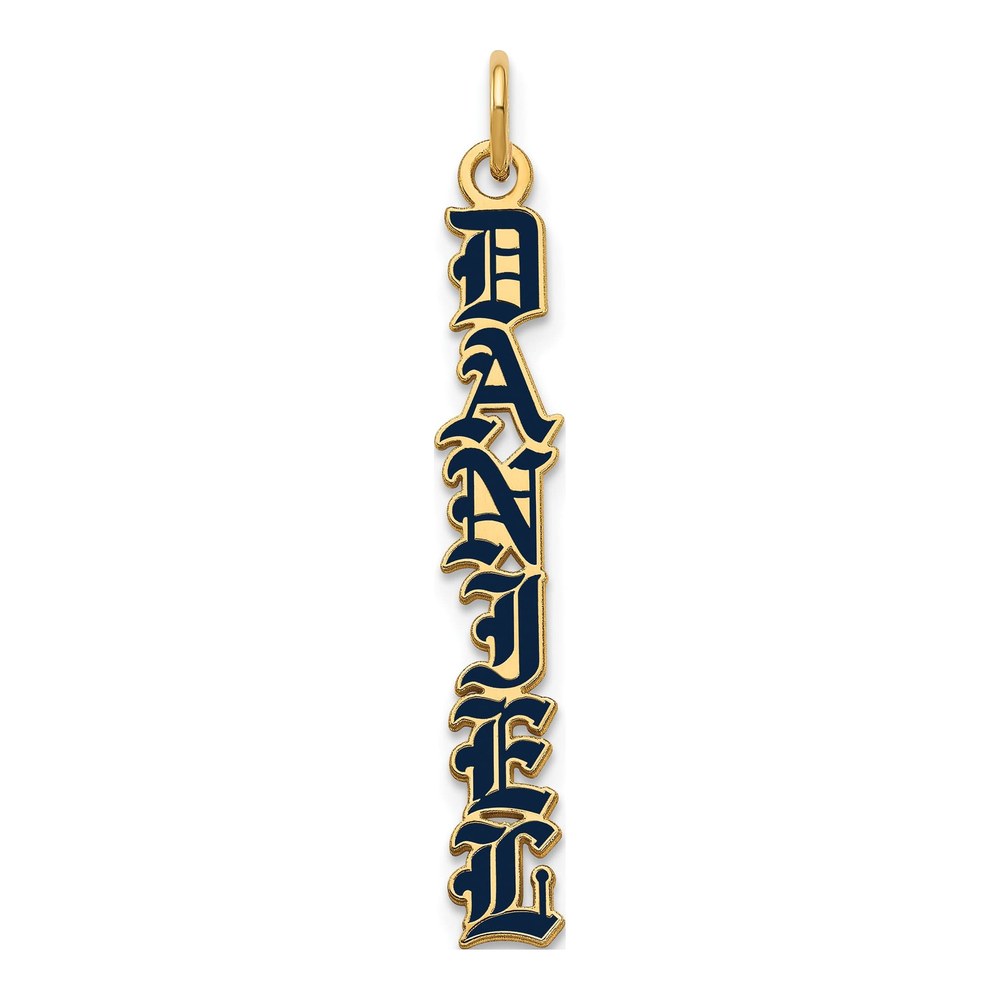 10K Yellow Gold Personalized Name Plate Charm