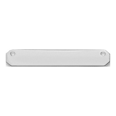10K White Gold Small Blank Bar Finding