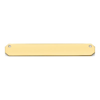 10K Yellow Gold Medium Blank Bar Finding