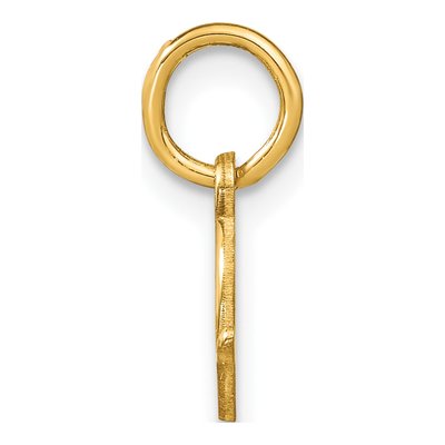 10K Yellow Gold Letter D Charm – view 3