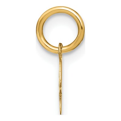 10K Yellow Gold Letter H Charm – view 3