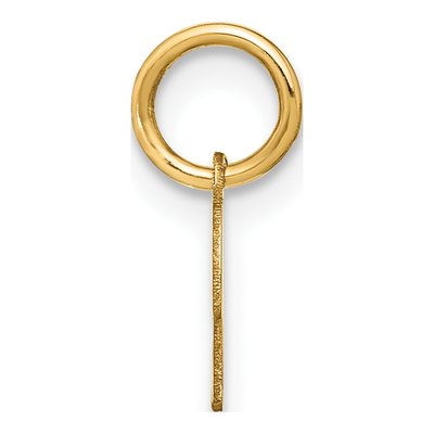 10K Yellow Gold Initial K Charm – view 3