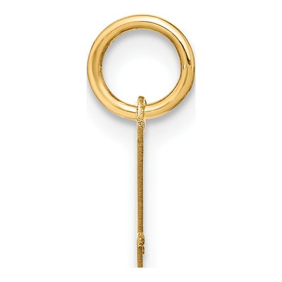 10K Yellow Gold Script Letter L Pendant – view 3