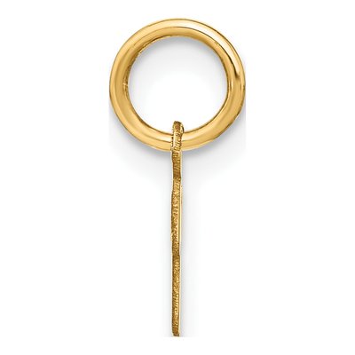10K Yellow Gold Script Letter R Pendant – view 3