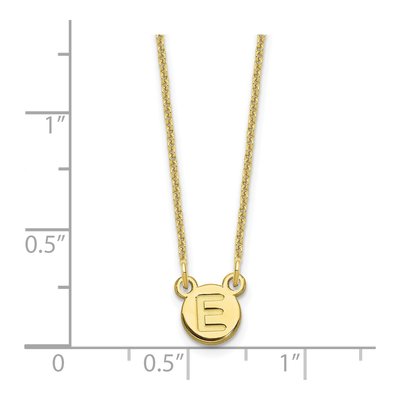 10K Yellow Gold Personalized Letter Bubble Necklace – view 3
