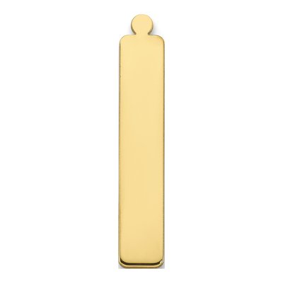 10K Yellow Gold Large Vertical Blank Bar Finding